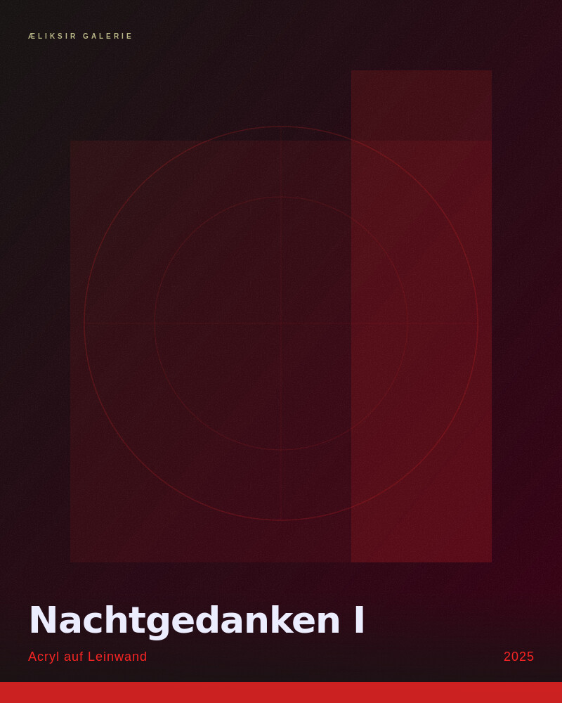 Nachtgedanken I